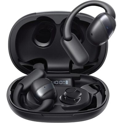 Joyroom Openfree Open-Ear True Wireless Headphones - Black (12.50 h, Kabellos), Kopfhörer, Schwarz Joyroom Openfree Open-Ear True Wireless Headphones - Black (12.50 h, Kabellos), Kopfhörer, Schwarz