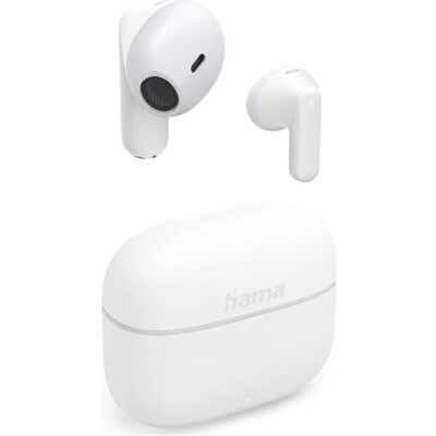 Hama Bluetooth-Kopfhörer Freedom Light II, TWS Earbuds, Mikrofon, Weiss (Kabellos), Kopfhörer, Weiss Hama Bluetooth-Kopfhörer Freedom Light II, TWS Earbuds, Mikrofon, Weiss (Kabellos), Kopfhörer, Weiss