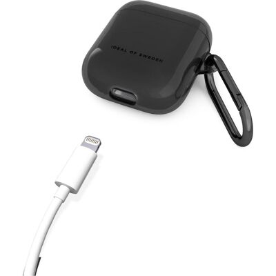 iDeal Of Sweden Airpods laadimiskarbiümbris (1/2 gen) Clear Case, Tinted Black, Kopfhörertasche + Schutzhülle, Transparent, Schwarz iDeal Of Sweden Airpods laadimiskarbiümbris (1/2 gen) Clear Case, Tinted Black, Kopfhörertasche + Schutzhülle, Transparent, Schwarz