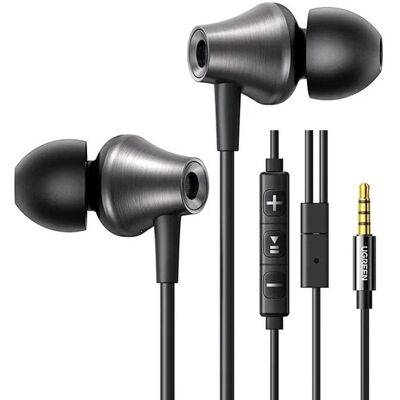 Ugreen Słuchawki dokanałowe 3.5mm EP105 (czarny) (Kabelgebunden), Kopfhörer, Schwarz Ugreen Słuchawki dokanałowe 3.5mm EP105 (czarny) (Kabelgebunden), Kopfhörer, Schwarz