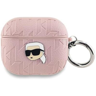 Karl Lagerfeld KLA3PGKIPP AirPods 3 Cover - Pink, Monogram, Schutzcase Karl Lagerfeld KLA3PGKIPP AirPods 3 Cover - Pink, Monogram, Schutzcase