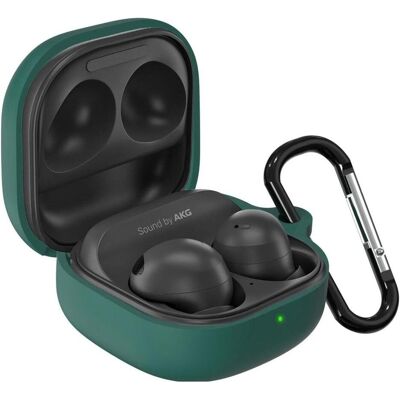 Screenguard Samsung Galaxy Buds2 Pro Liquid Silicone Case Hülle mit Karabiner (Kopfhörer Hülle), Kopfhörertasche + Schutzhülle, Grün Screenguard Samsung Galaxy Buds2 Pro Liquid Silicone Case Hülle mit Karabiner (Kopfhörer Hülle), Kopfhörertasche + Schutzhülle, Grün