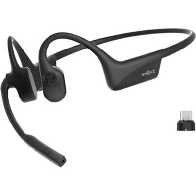Shokz OpenComm2 USB-C Dongle (ANC, 8 h, Kabellos), Kopfhörer, Schwarz Shokz OpenComm2 USB-C Dongle (ANC, 8 h, Kabellos), Kopfhörer, Schwarz