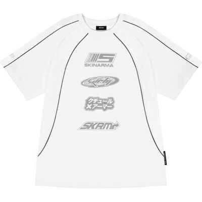Skinarma T-shirt Delta L white, Kopfhörertasche + Schutzhülle, Weiss Skinarma T-shirt Delta L white, Kopfhörertasche + Schutzhülle, Weiss