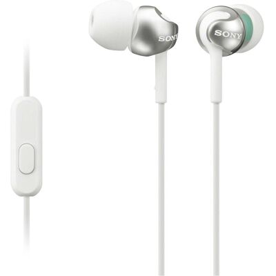 Sony Mdr-Ex110ap (Keine Geräuschunterdrückung, Kabelgebunden), Kopfhörer, Weiss Sony Mdr-Ex110ap (Keine Geräuschunterdrückung, Kabelgebunden), Kopfhörer, Weiss