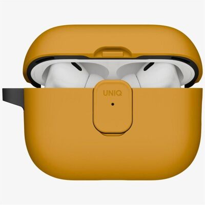 Uniq Case Clyde for AirPods Pro 3 gen yellow-grey (Kopfhörer Hülle), Kopfhörertasche + Schutzhülle, Grau, Gelb Uniq Case Clyde for AirPods Pro 3 gen yellow-grey (Kopfhörer Hülle), Kopfhörertasche + Schutzhülle, Grau, Gelb