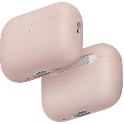 Uniq Case Lino for AirPods Pro 3 gen Silicone pink, Kopfhörertasche + Schutzhülle, Pink Uniq Case Lino for AirPods Pro 3 gen Silicone pink, Kopfhörertasche + Schutzhülle, Pink