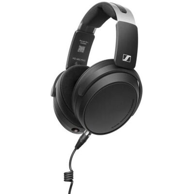 Sennheiser HD 480 PRO PLUS - Słuchawki studyjne otwarte wraz z etui i akcesoriami (NC, Kabelgebunden), Kopfhörer, Schwarz, Silber Sennheiser HD 480 PRO PLUS - Słuchawki studyjne otwarte wraz z etui i akcesoriami (NC, Kabelgebunden), Kopfhörer, Schwarz, Silber