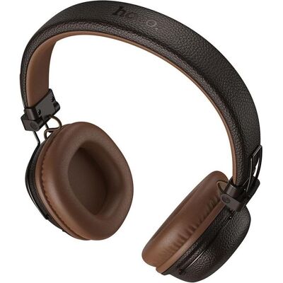 Hoco Wireless headphones Wireless headphones W64 brown (32 h, Kabellos), Kopfhörer, Braun Hoco Wireless headphones Wireless headphones W64 brown (32 h, Kabellos), Kopfhörer, Braun
