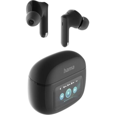 Hama Bluetooth-Kopfhörer Spirit Open TWS In-Ear, Schwarz (ANC, 5 h, Kabellos), Kopfhörer, Schwarz Hama Bluetooth-Kopfhörer Spirit Open TWS In-Ear, Schwarz (ANC, 5 h, Kabellos), Kopfhörer, Schwarz
