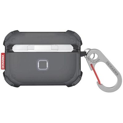 Skinarma case Mecha AirPods Pro 2 smoke (Kopfhörer Hülle), Kopfhörertasche + Schutzhülle, Grau Skinarma case Mecha AirPods Pro 2 smoke (Kopfhörer Hülle), Kopfhörertasche + Schutzhülle, Grau
