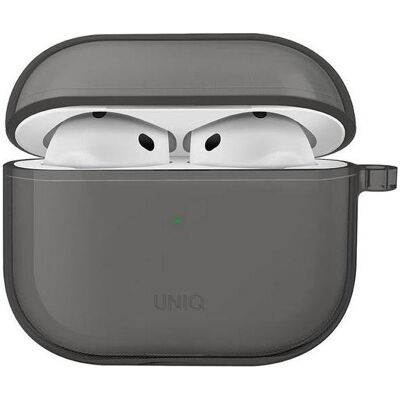 Uniq case Glase AirPods 4 glossy smoke (Kopfhörer Hülle), Kopfhörertasche + Schutzhülle, Schwarz, Transparent Uniq case Glase AirPods 4 glossy smoke (Kopfhörer Hülle), Kopfhörertasche + Schutzhülle, Schwarz, Transparent