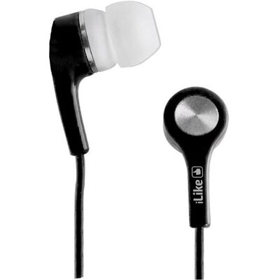 iLike Earphones IEA01BK 3.5mm (Keine Geräuschunterdrückung, Kabelgebunden), Kopfhörer, Schwarz iLike Earphones IEA01BK 3.5mm (Keine Geräuschunterdrückung, Kabelgebunden), Kopfhörer, Schwarz