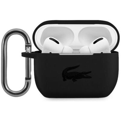 Lacoste Airpods Pro Liquid Silicone Glossy Printing Logo Case (Kopfhörer Hülle), Kopfhörertasche + Schutzhülle, Schwarz Lacoste Airpods Pro Liquid Silicone Glossy Printing Logo Case (Kopfhörer Hülle), Kopfhörertasche + Schutzhülle, Schwarz
