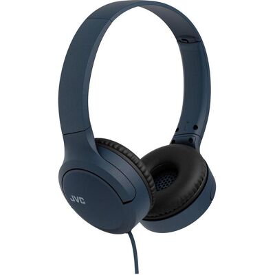 JVC HA-S33UC USB-C hoofdtelefoon - Blauw (HAS33UCAU) (Kabelgebunden), Kopfhörer, Blau, Schwarz JVC HA-S33UC USB-C hoofdtelefoon - Blauw (HAS33UCAU) (Kabelgebunden), Kopfhörer, Blau, Schwarz