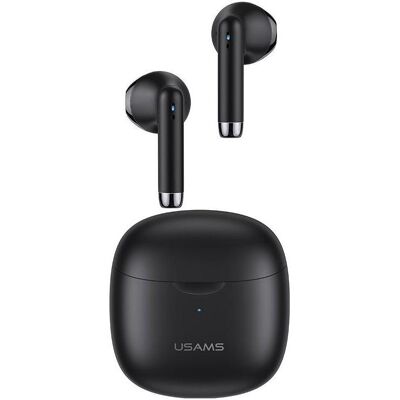 Usams Słuchawki Bluetooth 5.0 TWS IA series bezprzewodowe czarny/black BHUIA01 (US-IA04) (4 h, Kabellos), Kopfhörer, Schwarz Usams Słuchawki Bluetooth 5.0 TWS IA series bezprzewodowe czarny/black BHUIA01 (US-IA04) (4 h, Kabellos), Kopfhörer, Schwarz