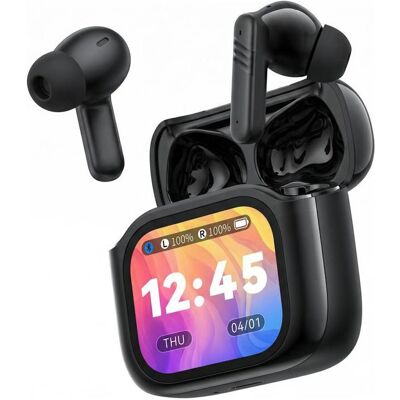 xO Bluetooth-Kopfhörer X50 TWS LCD schwarz mit ANC + ENC und zwei Mikrofonen (ANC, 4 h, Kabellos), Kopfhörer, Schwarz xO Bluetooth-Kopfhörer X50 TWS LCD schwarz mit ANC + ENC und zwei Mikrofonen (ANC, 4 h, Kabellos), Kopfhörer, Schwarz