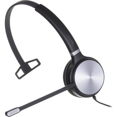Yealink YHS36 MONO - Breitband-Headset für IP-Telefone (Kabelgebunden, Microsoft Teams), Office Headset, Schwarz, Silber Yealink YHS36 MONO - Breitband-Headset für IP-Telefone (Kabelgebunden, Microsoft Teams), Office Headset, Schwarz, Silber