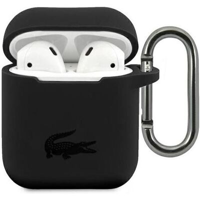 Lacoste Liquid Silicone Case (Ladecase Hülle), Kopfhörertasche + Schutzhülle, Schwarz Lacoste Liquid Silicone Case (Ladecase Hülle), Kopfhörertasche + Schutzhülle, Schwarz