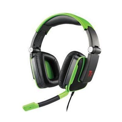 Thermaltake Słuchawki eSports Shock One Zielone (HT-SHO001ECGR) (Kabelgebunden), Gaming Headset, Schwarz, Grün Thermaltake Słuchawki eSports Shock One Zielone (HT-SHO001ECGR) (Kabelgebunden), Gaming Headset, Schwarz, Grün