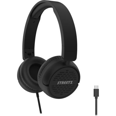 Streetz HC110-BLK (Kabelgebunden), Kopfhörer, Schwarz Streetz HC110-BLK (Kabelgebunden), Kopfhörer, Schwarz