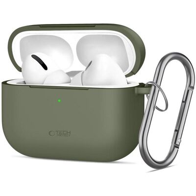 4Kom Tech-Protect Silikonhaken Für Apple Airpods Pro 3 Olivgrün (Kopfhörer Hülle), Kopfhörertasche + Schutzhülle, Grün 4Kom Tech-Protect Silikonhaken Für Apple Airpods Pro 3 Olivgrün (Kopfhörer Hülle), Kopfhörertasche + Schutzhülle, Grün