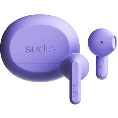 Sudio A3 BT Earphones Purple = 7350071397060 (25 h, Kabellos), Kopfhörer, Violett Sudio A3 BT Earphones Purple = 7350071397060 (25 h, Kabellos), Kopfhörer, Violett
