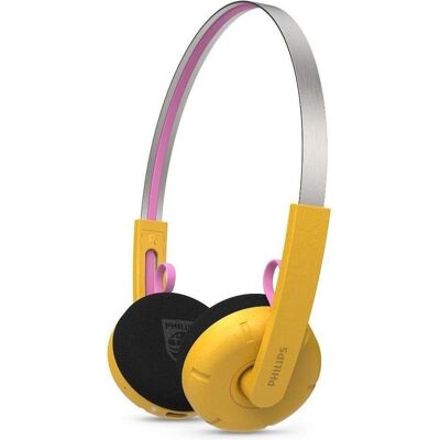 Philips TAMS1 - Ringo Duo On-ear Headphones - Gul (26 h, Kabelgebunden, Kabellos), Kopfhörer, Gelb Philips TAMS1 - Ringo Duo On-ear Headphones - Gul (26 h, Kabelgebunden, Kabellos), Kopfhörer, Gelb