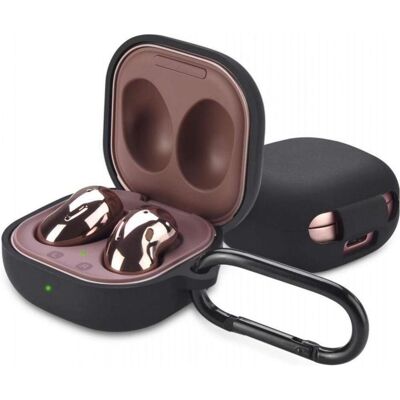 Tech-Protect Icon 2 Case for Samsung Galaxy Buds FE / 2 Pro / 2 / Live / Pro - Black (Kopfhörer Hülle), Kopfhörertasche + Schutzhülle, Schwarz Tech-Protect Icon 2 Case for Samsung Galaxy Buds FE / 2 Pro / 2 / Live / Pro - Black (Kopfhörer Hülle), Kopfhörertasche + Schutzhülle, Schwarz