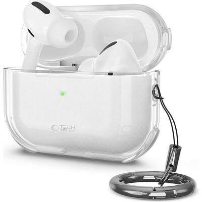 Tech-Protect Bounce Apple Airpods Pro 3 (Ladecase Hülle), Kopfhörertasche + Schutzhülle, Transparent Tech-Protect Bounce Apple Airpods Pro 3 (Ladecase Hülle), Kopfhörertasche + Schutzhülle, Transparent