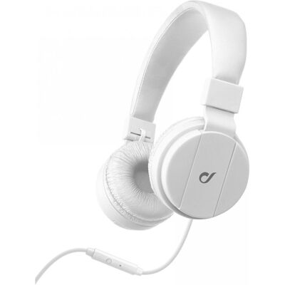 Cellular Line Headphones with microphone, white (Kabelgebunden), Kopfhörer, Weiss Cellular Line Headphones with microphone, white (Kabelgebunden), Kopfhörer, Weiss