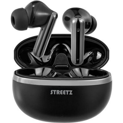 Streetz T235-BLK (5 h, Kabelgebunden, Kabellos), Kopfhörer, Schwarz Streetz T235-BLK (5 h, Kabelgebunden, Kabellos), Kopfhörer, Schwarz