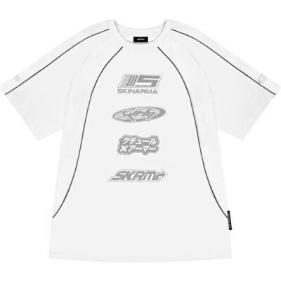 Skinarma T-shirt Delta M white (Kopfhörer Hülle), Kopfhörertasche + Schutzhülle, Weiss Skinarma T-shirt Delta M white (Kopfhörer Hülle), Kopfhörertasche + Schutzhülle, Weiss