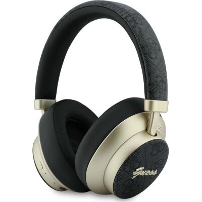 Guess Headphones nauszne Bluetooth ENC 4G Gold Script Metal black (Kabellos), Kopfhörer, Gold, Schwarz Guess Headphones nauszne Bluetooth ENC 4G Gold Script Metal black (Kabellos), Kopfhörer, Gold, Schwarz