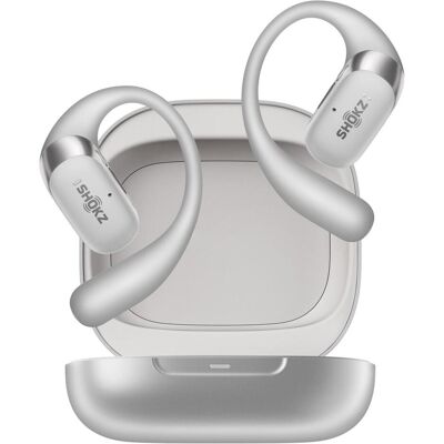 Shokz OpenFit 2+ (Keine Geräuschunterdrückung, 11 h, Kabellos), Kopfhörer, Grau Shokz OpenFit 2+ (Keine Geräuschunterdrückung, 11 h, Kabellos), Kopfhörer, Grau