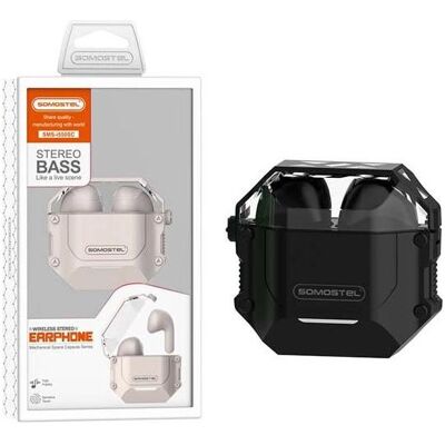 Somostel Schwarz Tws Armor Anc Bluetooth-Kopfhörer Sms-I550 (ANC, Kabellos), Kopfhörer, Schwarz Somostel Schwarz Tws Armor Anc Bluetooth-Kopfhörer Sms-I550 (ANC, Kabellos), Kopfhörer, Schwarz