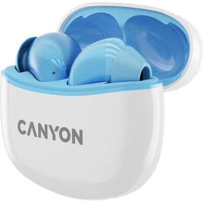 Canyon TWS-5, True Wireless Bluetooth earphones, USB-C charging, charging station in cassette, black (37.50 h, Kabellos), Kopfhörer, Schwarz Canyon TWS-5, True Wireless Bluetooth earphones, USB-C charging, charging station in cassette, black (37.50 h, Kabellos), Kopfhörer, Schwarz