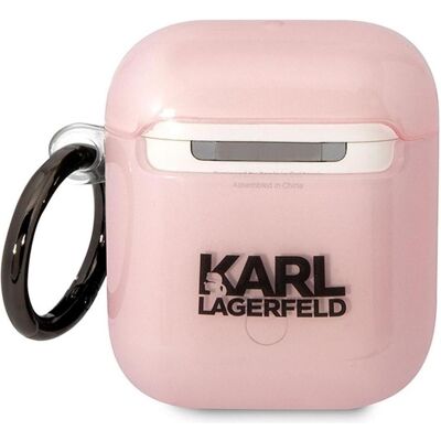 Karl Lagerfeld KLA2HNCHTCP Airpods Hülle - Pink - Kopfhörer Tasche Karl Lagerfeld KLA2HNCHTCP Airpods Hülle - Pink - Kopfhörer Tasche