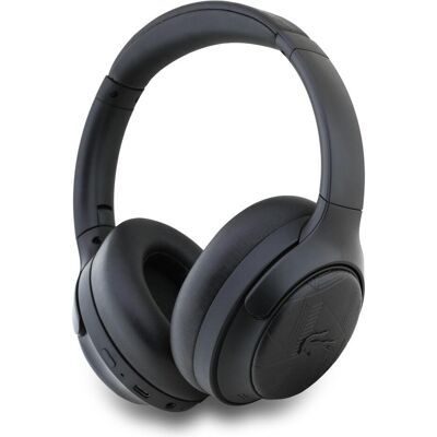Lacoste Monogramme ANC Bluetooth On-Ear Headphones Black (ANC, 42 h, Kabellos), Kopfhörer, Schwarz Lacoste Monogramme ANC Bluetooth On-Ear Headphones Black (ANC, 42 h, Kabellos), Kopfhörer, Schwarz