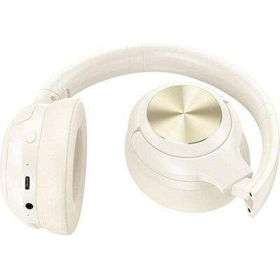 Hoco Wireless headphones wireless headphones bluetooth ANC W54 milky white (ANC, 30 h, Kabellos), Kopfhörer, Weiss Hoco Wireless headphones wireless headphones bluetooth ANC W54 milky white (ANC, 30 h, Kabellos), Kopfhörer, Weiss