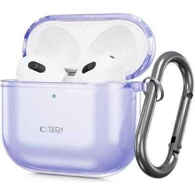 Tech-Protect FlexAir Case for AirPods 4 - Purple (Kopfhörer Hülle), Kopfhörertasche + Schutzhülle, Violett Tech-Protect FlexAir Case for AirPods 4 - Purple (Kopfhörer Hülle), Kopfhörertasche + Schutzhülle, Violett