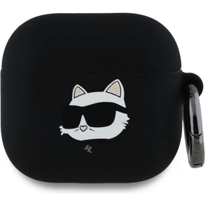 Karl Lagerfeld KLA4RUNCHK AirPods 4 Hülle Silikon - Kopfhörer Tasche Karl Lagerfeld KLA4RUNCHK AirPods 4 Hülle Silikon - Kopfhörer Tasche