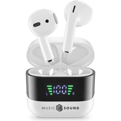 Music Sound Btmstwssparkw (Keine Geräuschunterdrückung, 6 h, Kabellos), Kopfhörer, Schwarz, Weiss Music Sound Btmstwssparkw (Keine Geräuschunterdrückung, 6 h, Kabellos), Kopfhörer, Schwarz, Weiss