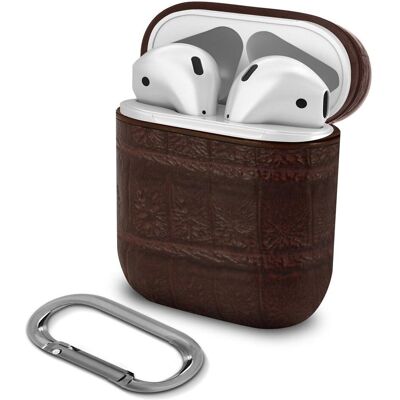 Devia AirPods 1 Lux Series Hülle (Kopfhörer Hülle), Kopfhörertasche + Schutzhülle, Braun Devia AirPods 1 Lux Series Hülle (Kopfhörer Hülle), Kopfhörertasche + Schutzhülle, Braun