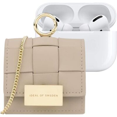 iDeal Of Sweden Braided Mini-Tasche (Kopfhörer Hülle), Kopfhörertasche + Schutzhülle, Beige iDeal Of Sweden Braided Mini-Tasche (Kopfhörer Hülle), Kopfhörertasche + Schutzhülle, Beige