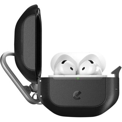 Keybudz ElementProof AirPods 4 Case mit Schloss, Wasserdicht (Kopfhörer Hülle), Kopfhörertasche + Schutzhülle, Schwarz Keybudz ElementProof AirPods 4 Case mit Schloss, Wasserdicht (Kopfhörer Hülle), Kopfhörertasche + Schutzhülle, Schwarz