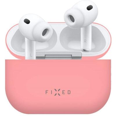 Fixed Ultradünne Silikonhülle für Apple Airpods Pro 3, rosa (Kopfhörer Hülle), Kopfhörertasche + Schutzhülle, Rosa Fixed Ultradünne Silikonhülle für Apple Airpods Pro 3, rosa (Kopfhörer Hülle), Kopfhörertasche + Schutzhülle, Rosa