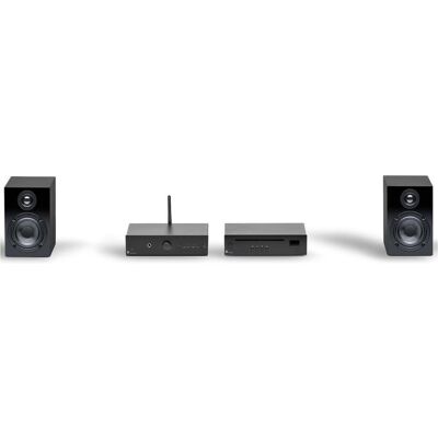 Pro-Ject True HiFi Stereo Set E CD (CD Player), Stereoanlage, Schwarz, Braun Pro-Ject True HiFi Stereo Set E CD (CD Player), Stereoanlage, Schwarz, Braun