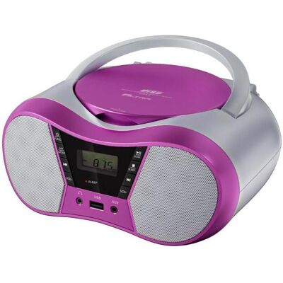 ELTA Radioplayer CD LILA2 USB/BT pink (FM, Bluetooth), Radio, Pink ELTA Radioplayer CD LILA2 USB/BT pink (FM, Bluetooth), Radio, Pink
