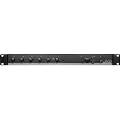 Audac PRE116 6-Kanal-Stereo-Vorverstärker, Stereoverstärker, Schwarz Audac PRE116 6-Kanal-Stereo-Vorverstärker, Stereoverstärker, Schwarz